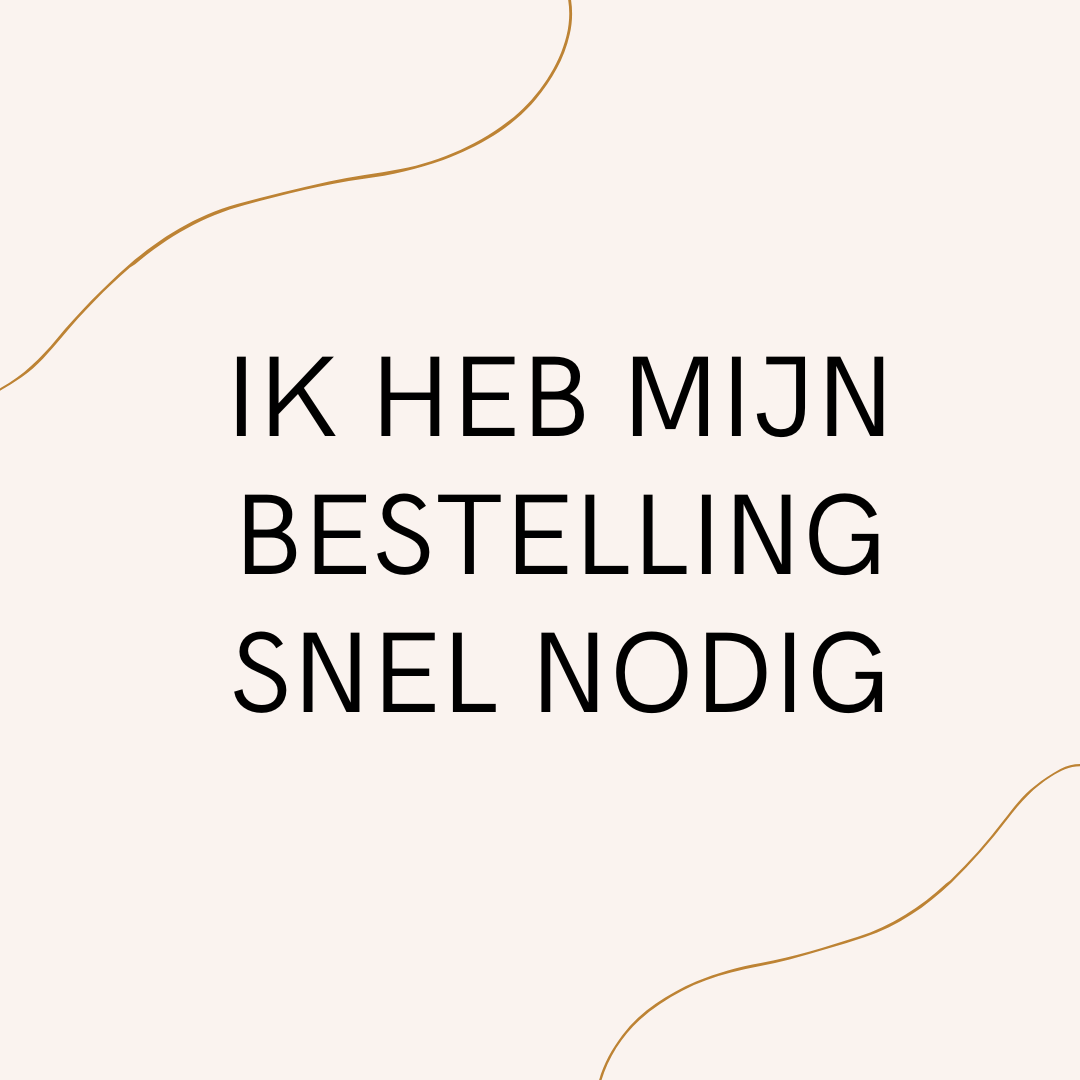 Haast mijn bestelling